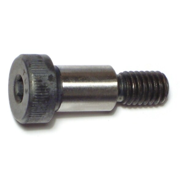 Midwest Fastener Shoulder Screw, 16 (Coarse) Thr Sz, 5/8 in Thr Lg, 3/4 in Shoulder Lg, Steel, 3 PK 71608 - main